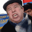 Лидер движения "Трудовая Россия" Виктор Анпилов во время шествия лево-патриотических сил в День Защитника Отечества. Фото ИТАР-ТАСС/ Александр Саверкин - Комсомольская правда