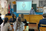 Сотрудник уголовно-исполнительной инспекции провела профориенитационное мероприятие с будущими абитуриентами